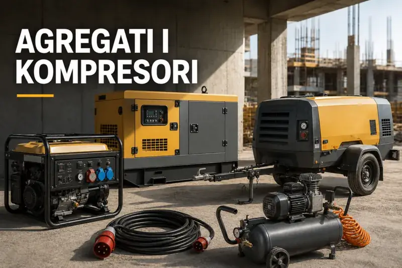 Agregati i kompresori za najam