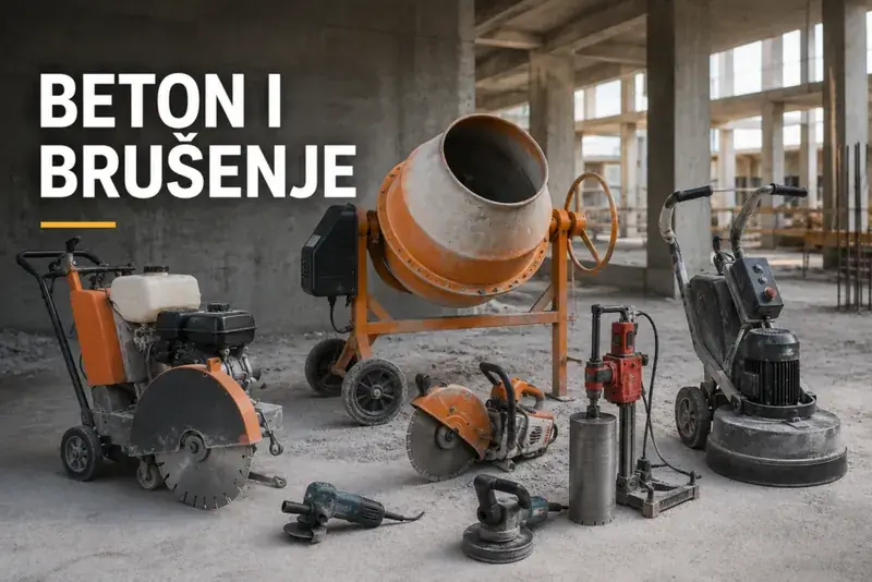 Oprema za beton i brušenje betonskih površina