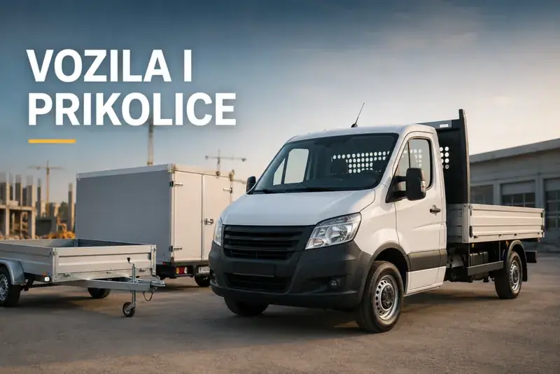 Vozila i prikolice za prijevoz opreme