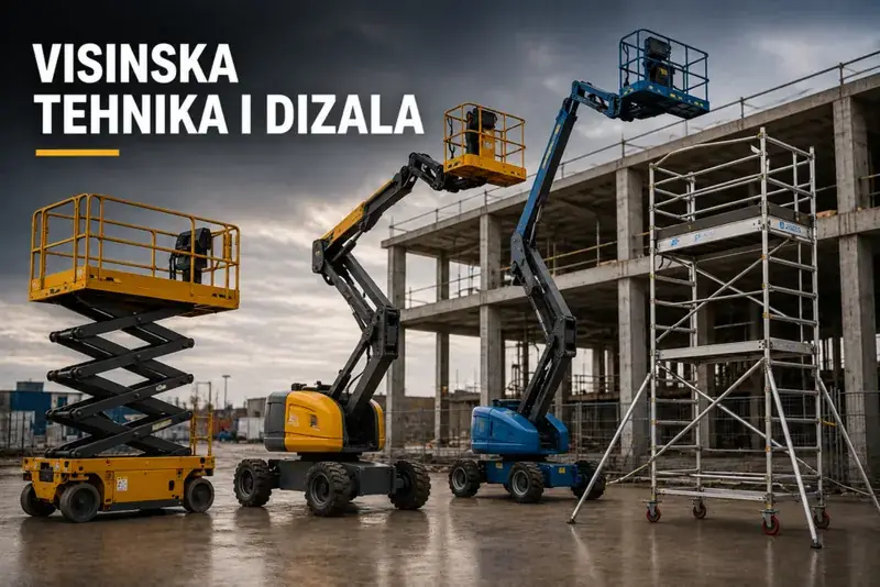 Škarasta dizala i platforme za rad na visini